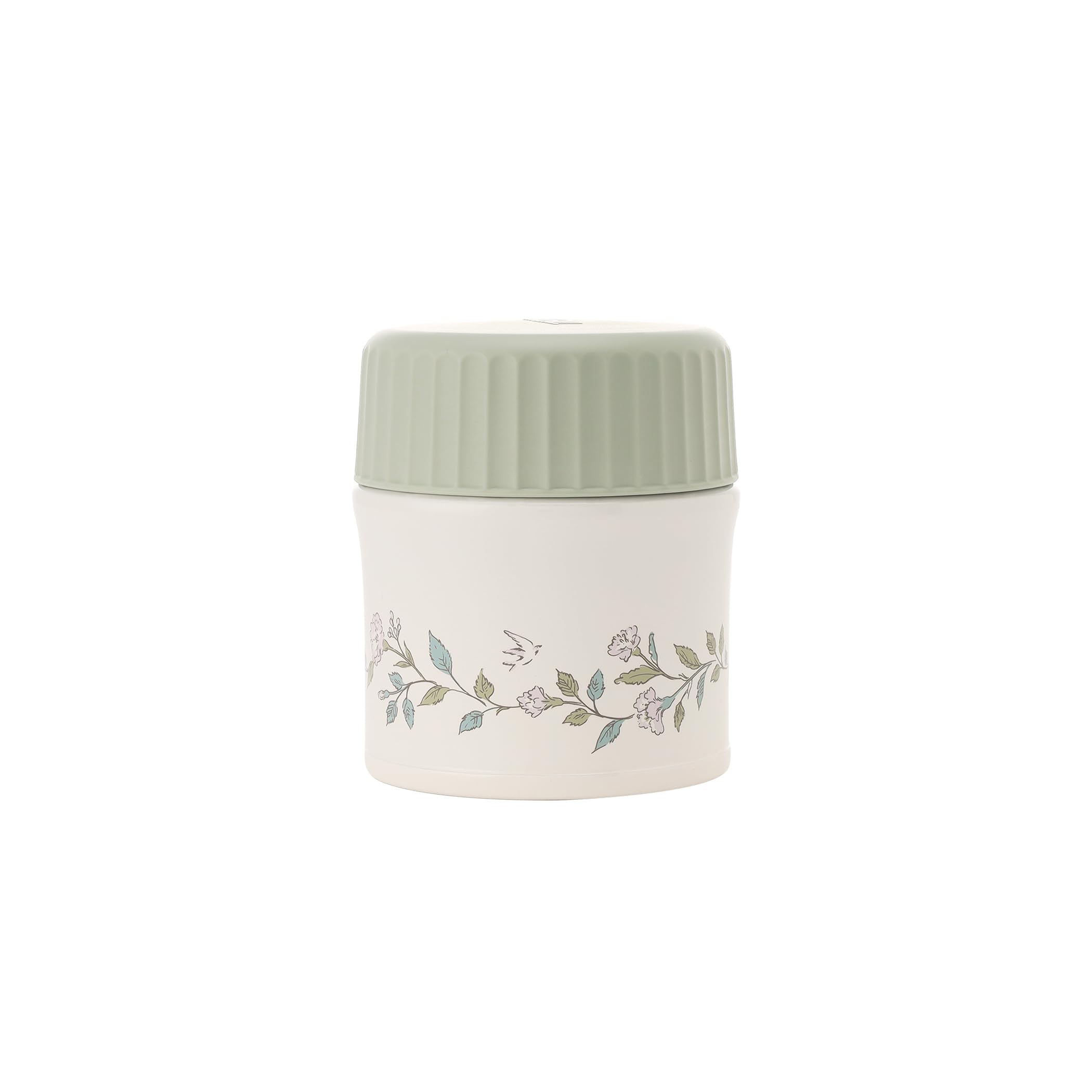 

Afternoon Tea Living HS99 Flower Art Insulated Soup Jar, Thermos Green