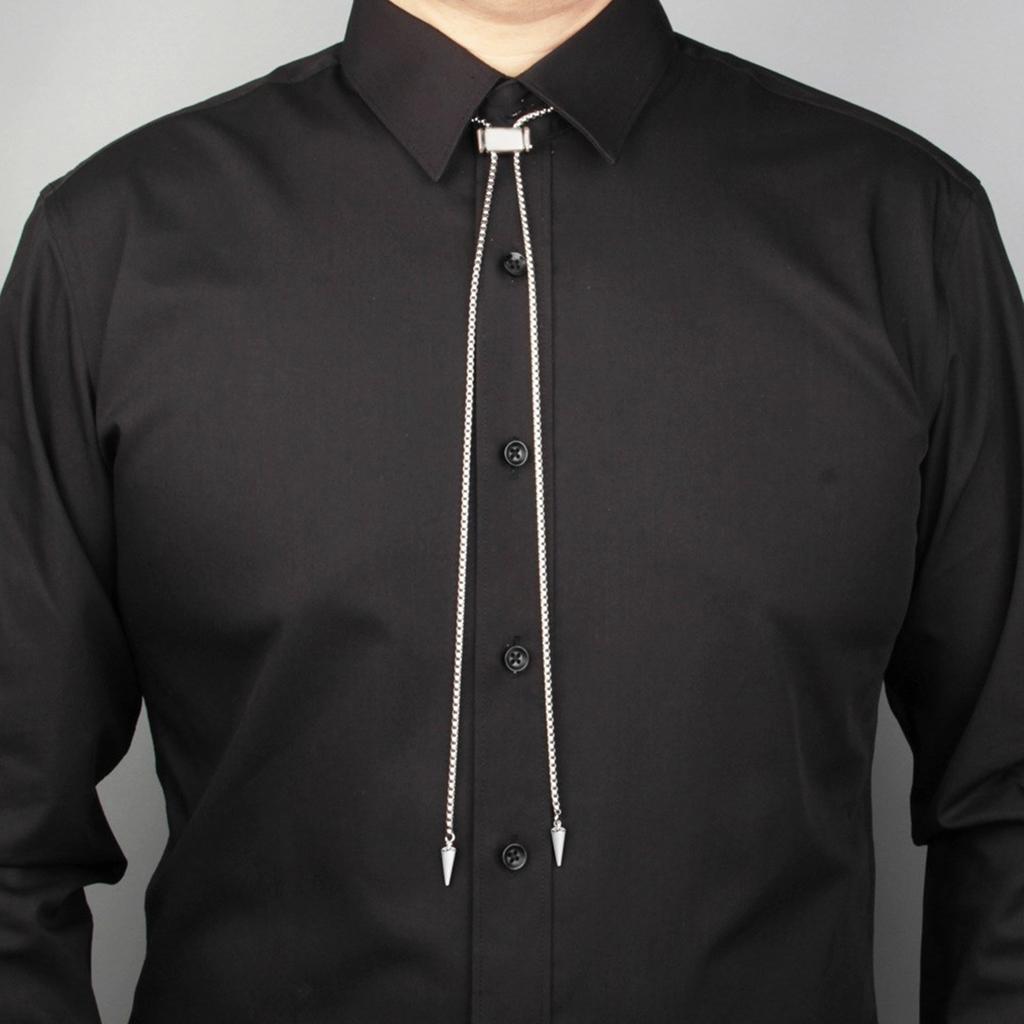 Sexy Bolo Krawattenkette für Damen Mädchen Coole Schmuckkette Lariat mit Würfel Chokern Körperschmuck Sommer