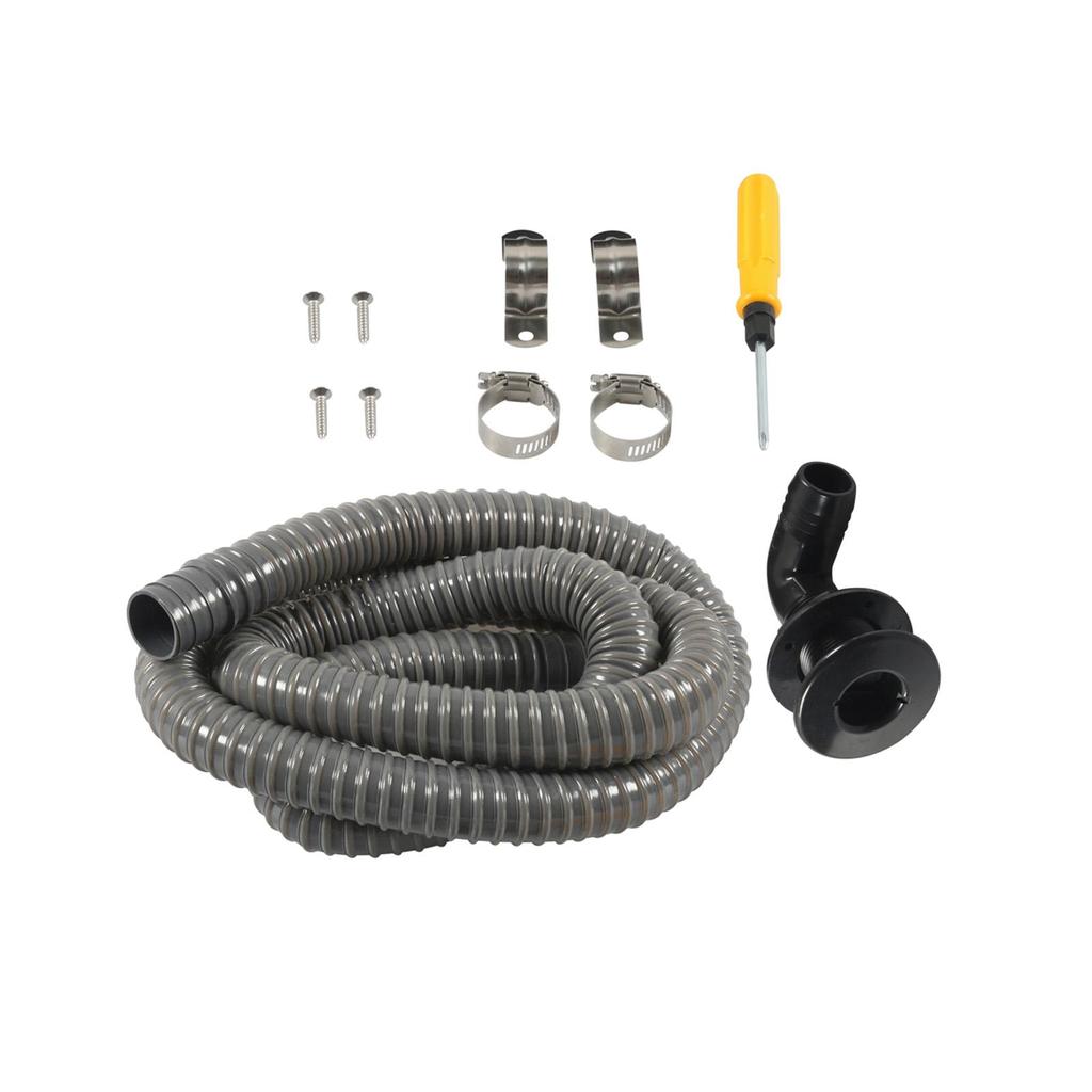 Generic 90 Degree thru Hull Scupper Bottom Outer Diameter 1-1/8 inch Practical Sturdy Part Replace for Ship Boats Yachts