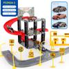 Children's Parking Toy Set Three-dimensional Multi-layer Car Assembly Rail Car Parent-child Interaction Gift Boy