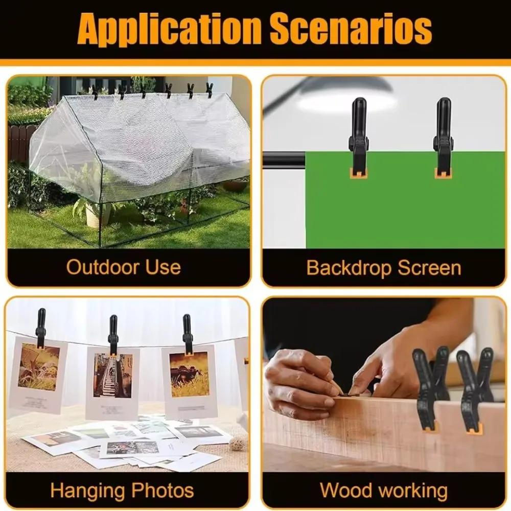 5/1PCS Woodworking Spring Clamps A Type Plastic Clip DIY Craft Photography Background Photo Hanging Clips Laundry Drying Pegs