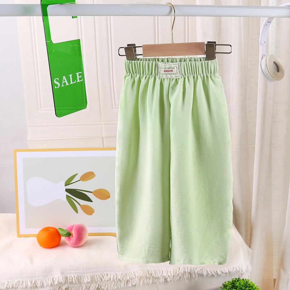 2025 Summer Kids' Mosquito-Proof Wide-Leg Pants - Lightweight, Long, Loose-Fitting for Boys and Girls