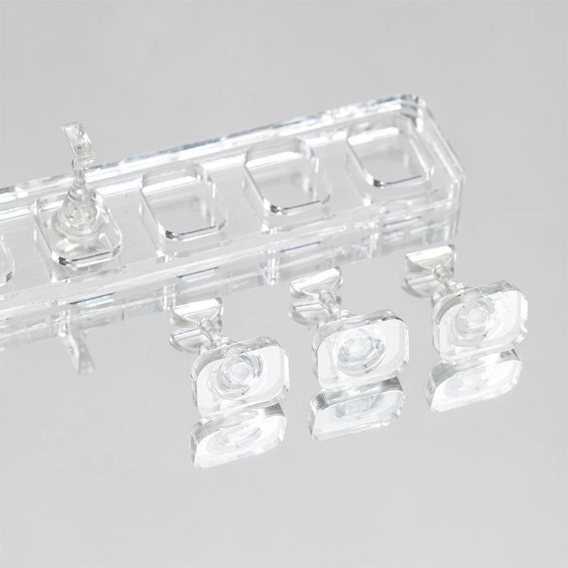 Nail Stand Non-Magnetic False Nail Tips Holder For Cat Eye Gel Press On Nails Display Rack Acrylic Nail Painting 1/5/10 Grids