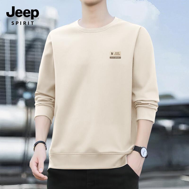 JEEP SPIRIT Men's 2025 Casual Crewneck Sweatshirt