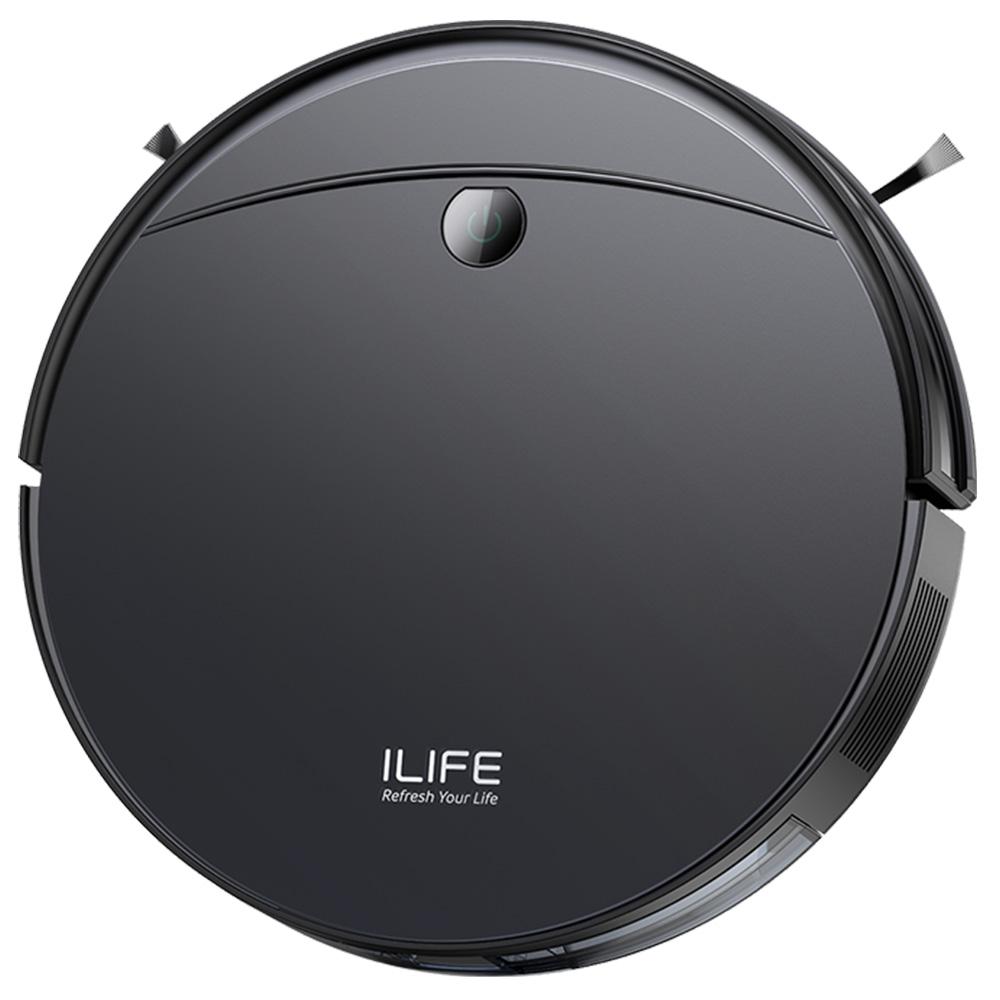 ILIFE V10 Robot Vacuum Cleaner, 5000Pa Suction, 120min Runtime, Gyro Navigation, Self-Charging, 2.4G WiFi, App, Alexa and Remote Control
