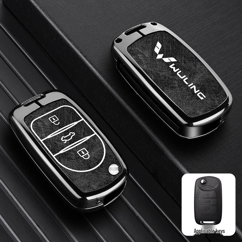 Wuling Hongguang S Key Cover: Metal Shell for Mini EV, Journey S3, New Hongguang Plus & Journey Yang Protection