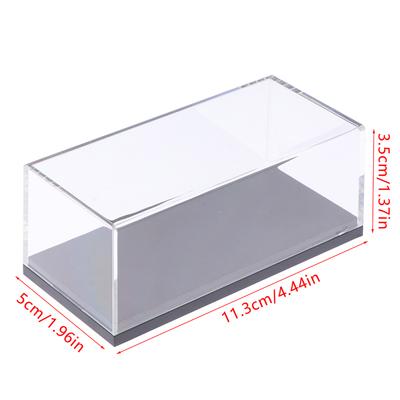 1:64 Auto-Modell-Display-Box, transparente Schutzhülle, Acryl-Staub-Hardcover