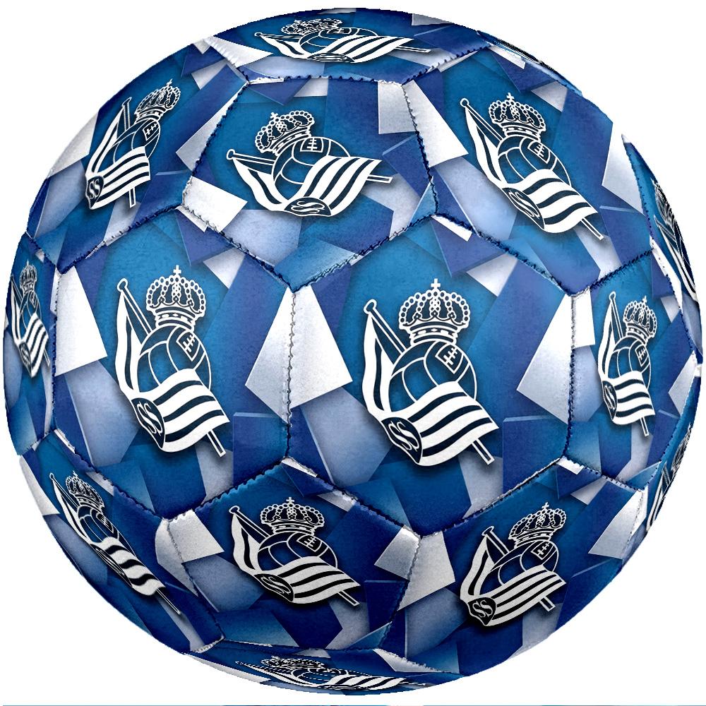 Pallone da Calcio Standard Misura 5 FC Real Sociedad Durevole per Allenamento e Partita Sport Outdoor per Adulti