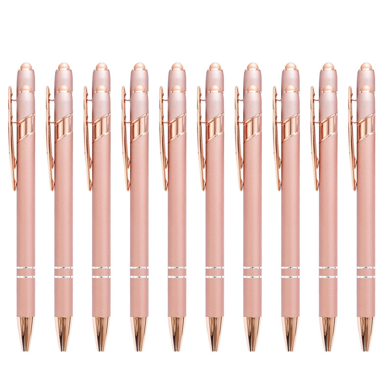 

20 шт. персонализированная шариковая ручка с гравировкой персонализированный подарок на годовщину для мужчин и женщин 15 мл One Size розового золота