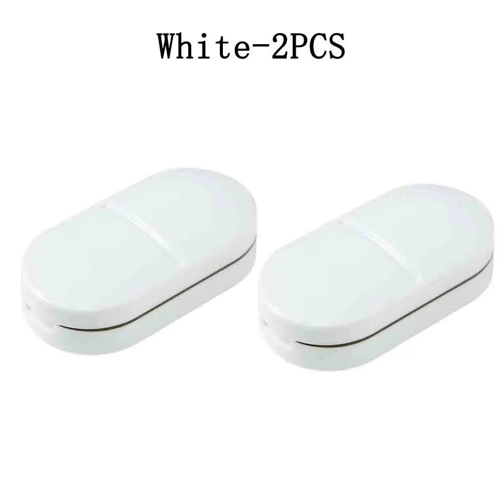 Compact Portable Pill Cutter Integrating Storage Box Adjustable Pill Splitting Crushing Function and Durable Steel Cutting Blade