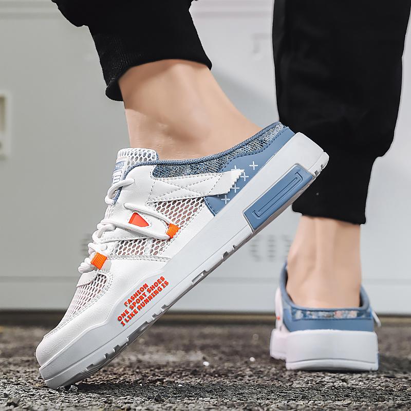 Pánská sportovní obuv Letní nazouváky Ležérní sandály Tenisky Dřeváky Studentské nadměrné pantofle