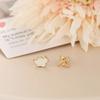 Fashion Cute Cloud Airplane Small Earrings for Women Ear Stud Girls Creative Sweet Dripping White Earrings Jewelry Accessories