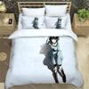 Cartoon anime fashion print soft and comfortable bedding set luxury quilt cover Customizable comforter bedding sets