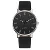 JYL Men's Watch Fashion Three-eye Calendar Leather Strap