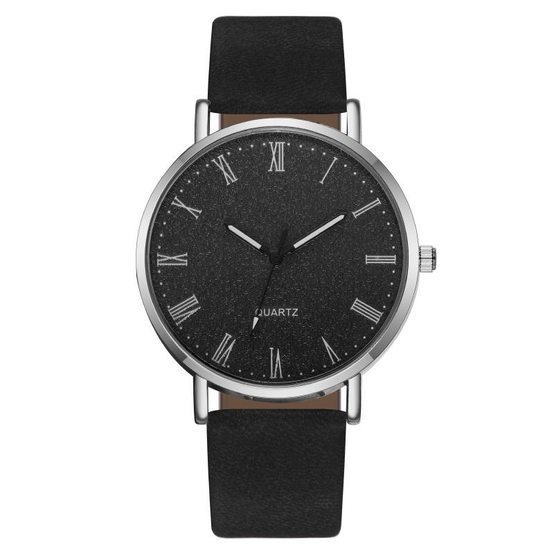 JYL Men's Watch Fashion Three-eye Calendar Leather Strap