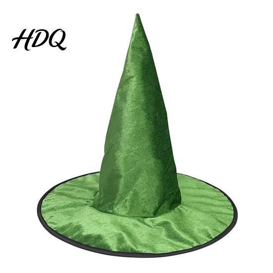 Cappello a Punta da Mago per Adulti in Velluto Cappello da Strega per Costume di Halloween con Ampio Bordo Magico Copricapo per Festival Dark Fantasy Cosplay Adulto
