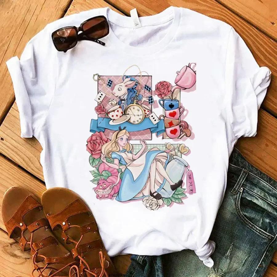 

Captain Mickey Friends Cruise Ship Printed Unisexs Summer Clothing Y2K TShirt Pure Cotton Short Sleeve Loose Top S