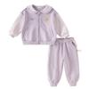 DAVE&BELLA Girls' Spring Jacket & Joggers Set