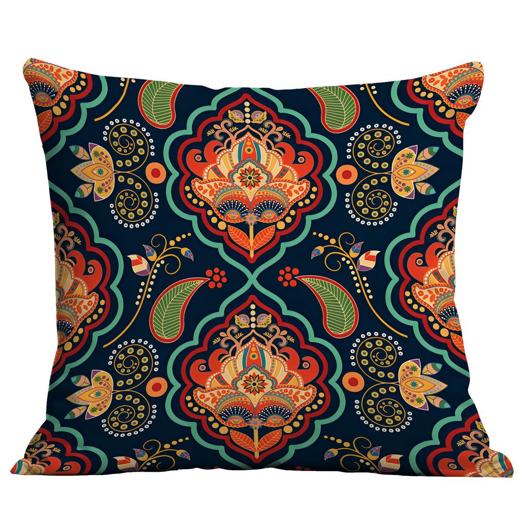 Bohemian Ethnic Style Pillow Cover Living Room Sofa Cushion Hotel Teahouse Pillow Cushion Cover Premium Durable