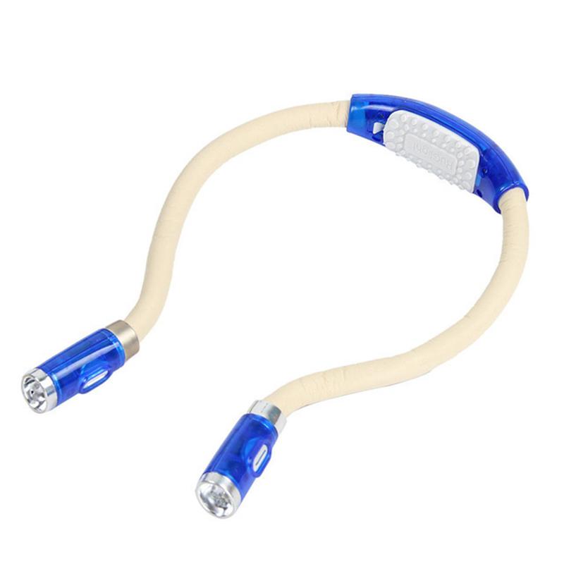 Flexible Handsfree LED Neck Light Book Reading Lamp Night Flashlight Camping Light Led Neck Reading Light Creative Work Lights