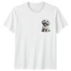 Happy Fluffy Dog Animals Dogs Unisexs TShirt Unisexs Tee Graphic Unisex Top