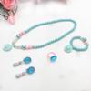 Children 'S Hair Accessories Set Cute Cartoon Jewelry 1set =5pcs Jewelry Accessories Necklace Bracelet Hairpin High Quality