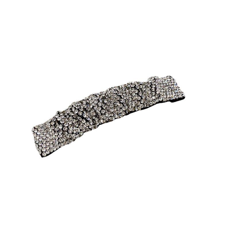 Korean Dongdaemun 2022 Rhinestone Side Hair Clip - Celebrity Style BB Clip for Bangs