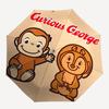 Curious George, Monkey Automatic Opening and Closing, 8 Rib Structure Portable Umbrella, Suitable for Men and Women In All Seasons  Perfect