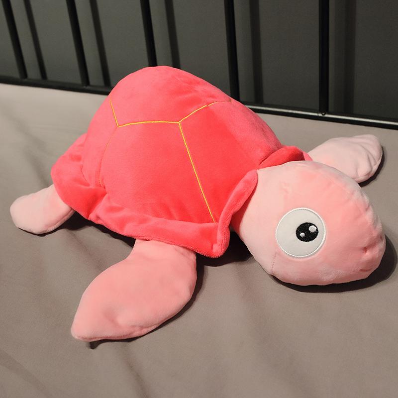 Nice 1pc 40CM Soft Huggable Baby Tortoise Plush Pillow Cartoon Colorful Animal Turtle Toys Stuffed Dolls for Children Xmas Gifts