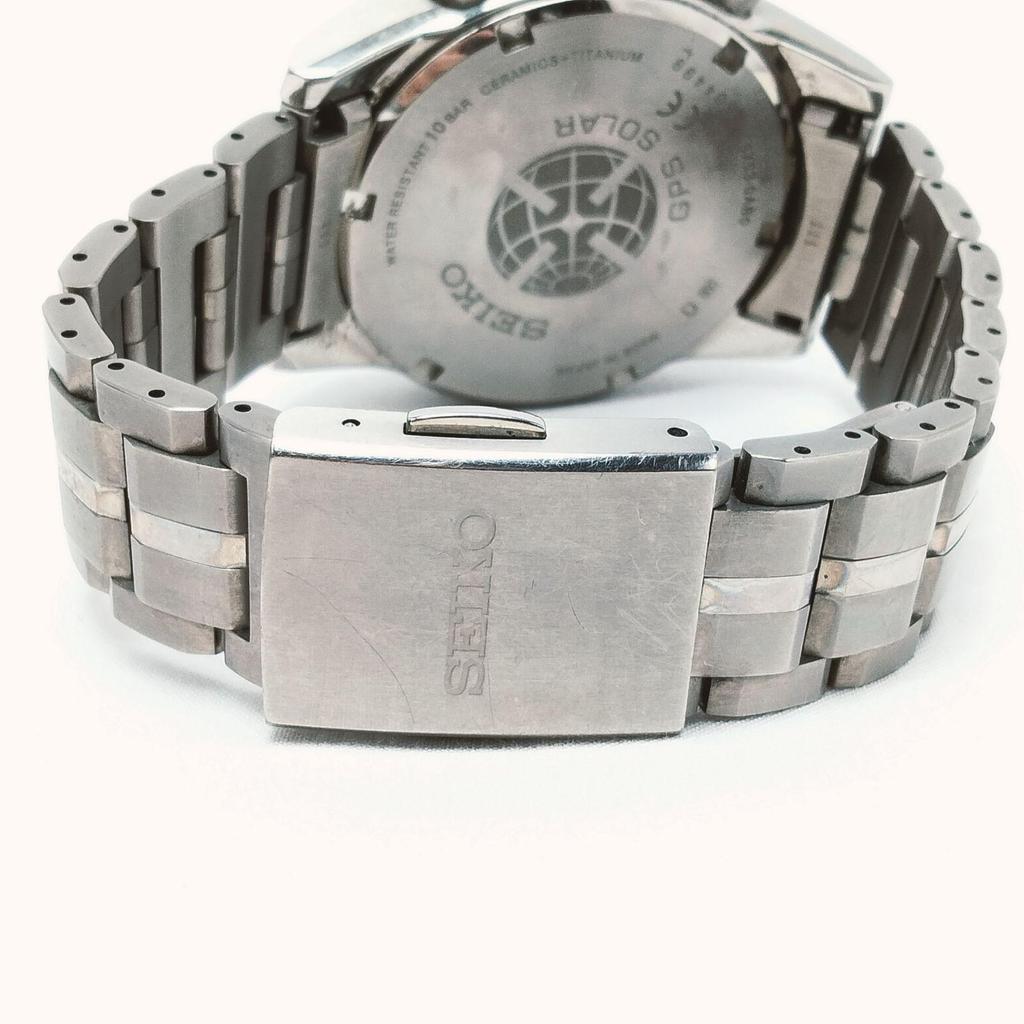 Used SEIKO Seiko ASTRON Astron GPS 5X53-0AB0 Solar GPS Watch