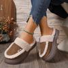 Women Fashion Slippers Casual Couple Home Shoes Women 2025 Slip-on Soft Thick Soled Slides Women Winter Indoor Comfort Slippers