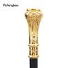 Golden Freemasonry Freemasons VG Totem Relief Walking Cane Fashion Walking Stick Gentleman Crosier Knob Walking Stick 93cm