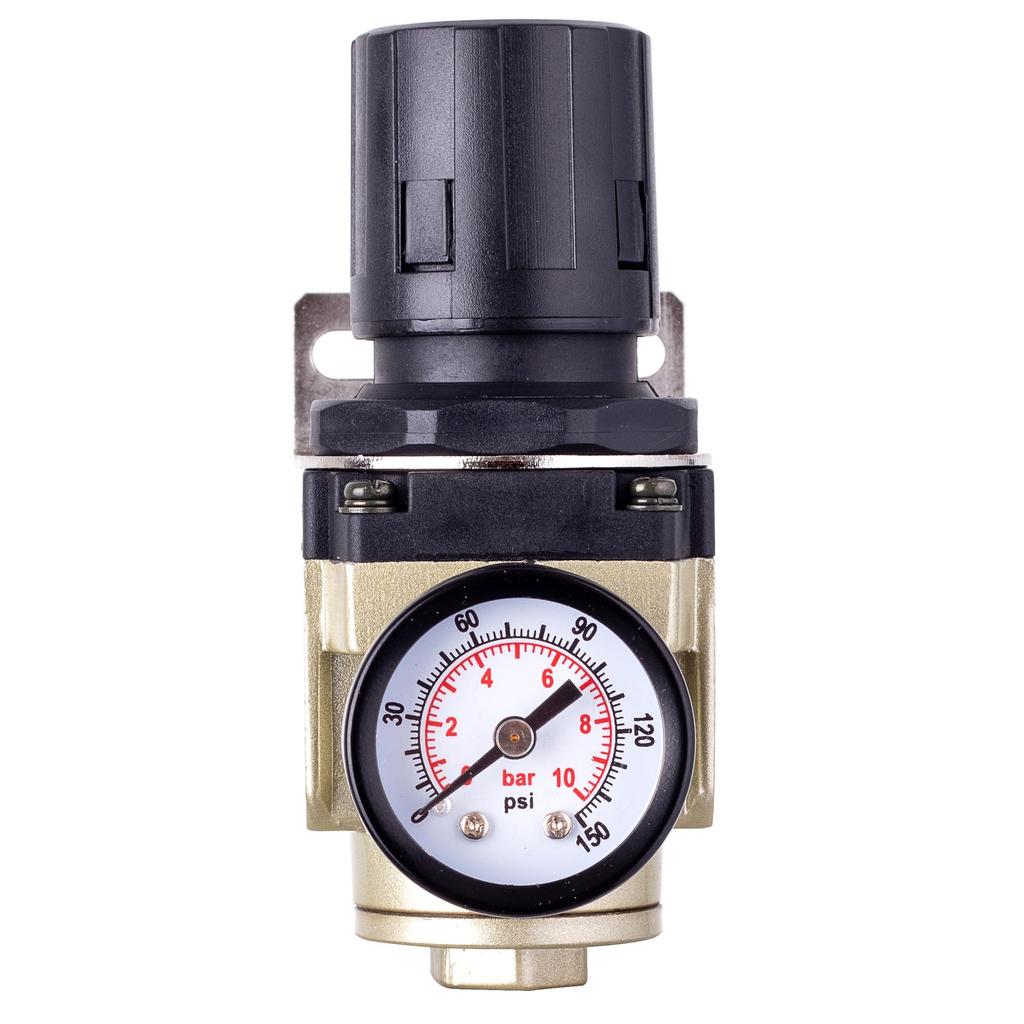 Air Reducer with 1/4 Gauge for Compressor