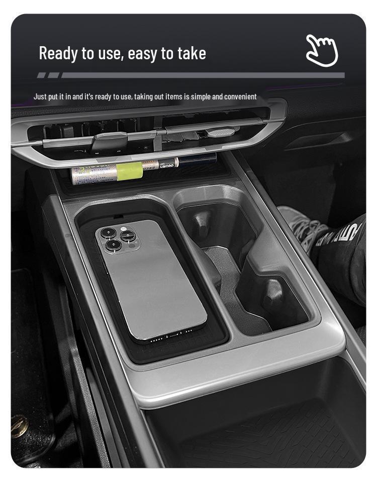 Nezha X Konsole Kabelloses Laden Rutschfeste Silikonauflage für Autoinnendekoration