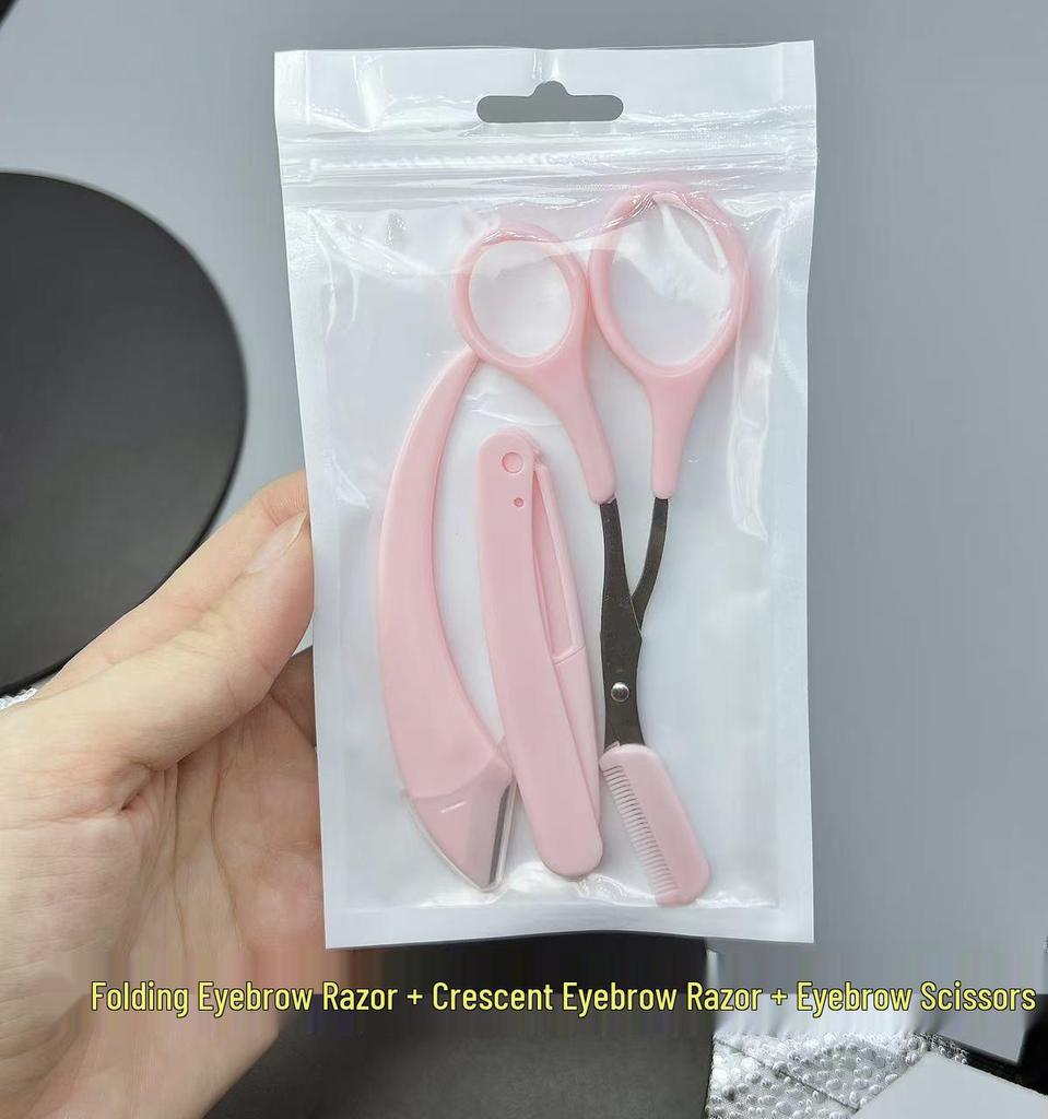 Foldable Safety Eyebrow Razor for Beginners – Unisex Multifunctional Shaping Tool