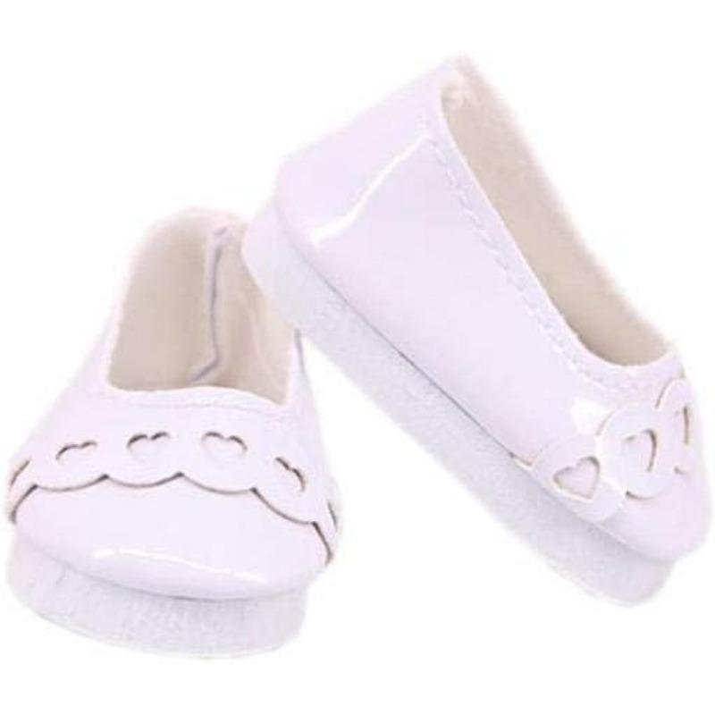 1 Pair Doll Shoes Flat Shoes for 14 Inch 32-34cm BJD Doll Gifts for Girls