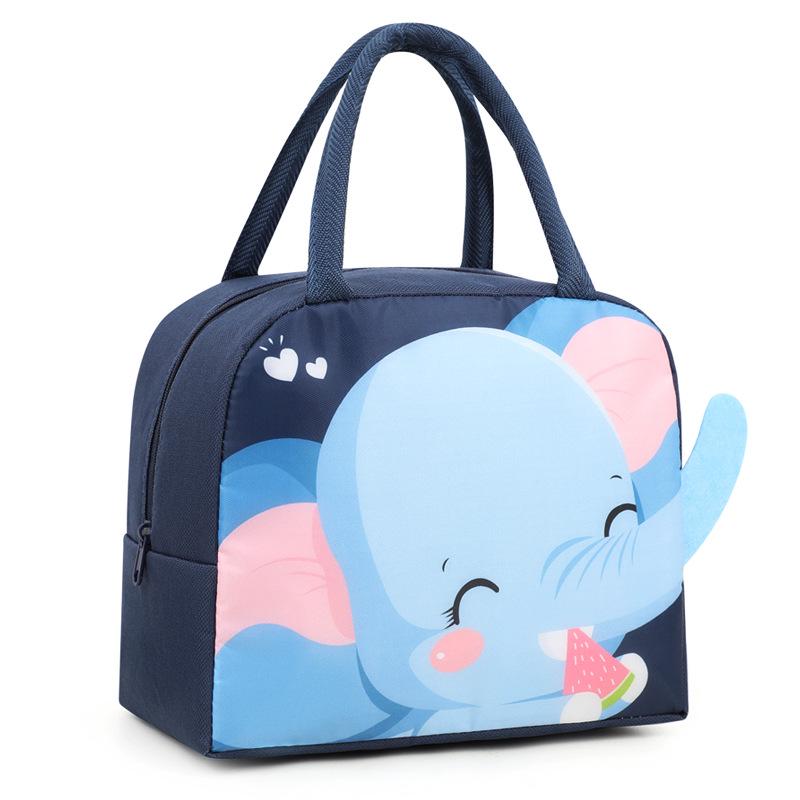 3D Cartoon Insulated Lunch Bento Bag - Thick Aluminum Foil, Ideal for Students & Outdoors