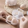 PlasticTray Refrigerator Egg Storage Box Shock Absorbing and Anti Drop 1pc 2Cell Outdoor Portable Egg Box
