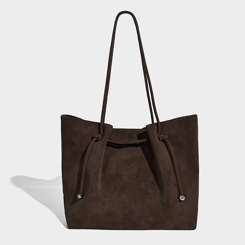 Tote Bag for Women, Large Capacity, 2025 New Simple Versatile Shoulder Bag, Casual College Student Commuting Bag
