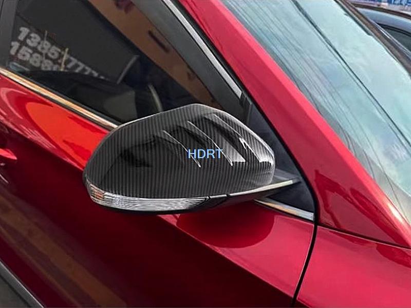 For MG ZS 2024 + Rear View Cover Reverse Mirror Case Reflective Mirror Cap Car Protector Decoration Accessories Exterior Sticker WW29
