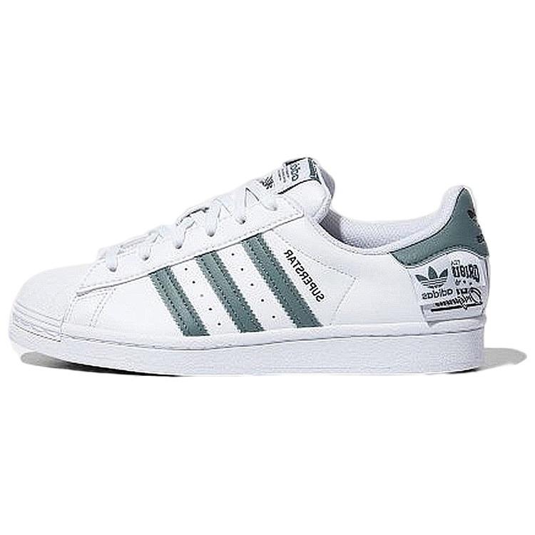 adidas Superstar White Blue Men s HQ6455 EU 44⅔