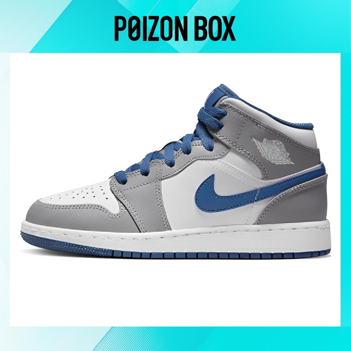 

Jordan 1 Mid True Blue Cement (GS)