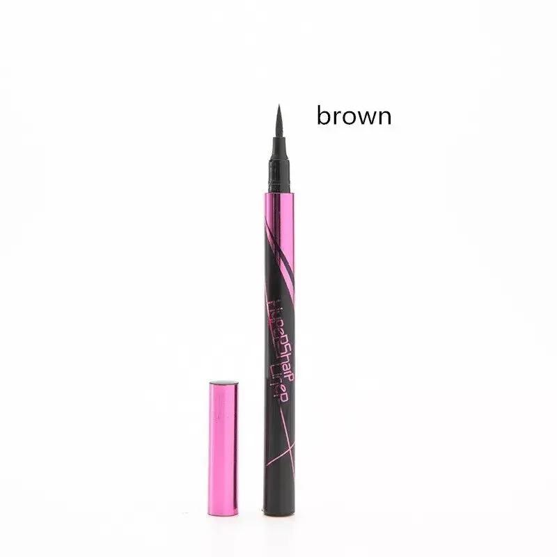 Eye Liner Pencil Small Gold Liquid Eyeliner Pen Quick-drying Eyeliner Waterproof Lasting Eyeliner Black/Brown Eyes Makeup Liquid