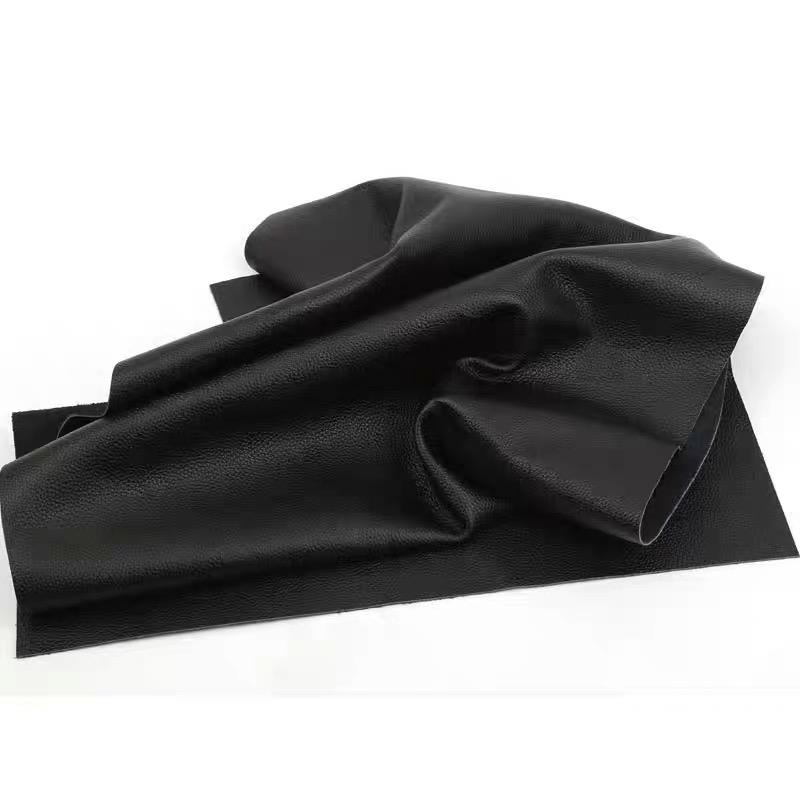 1.0mm Thin Leather Clothing Material Black Cowhide Leather Material Genuine Leather Leather Car Seat Door Panel Gear Lever Cover