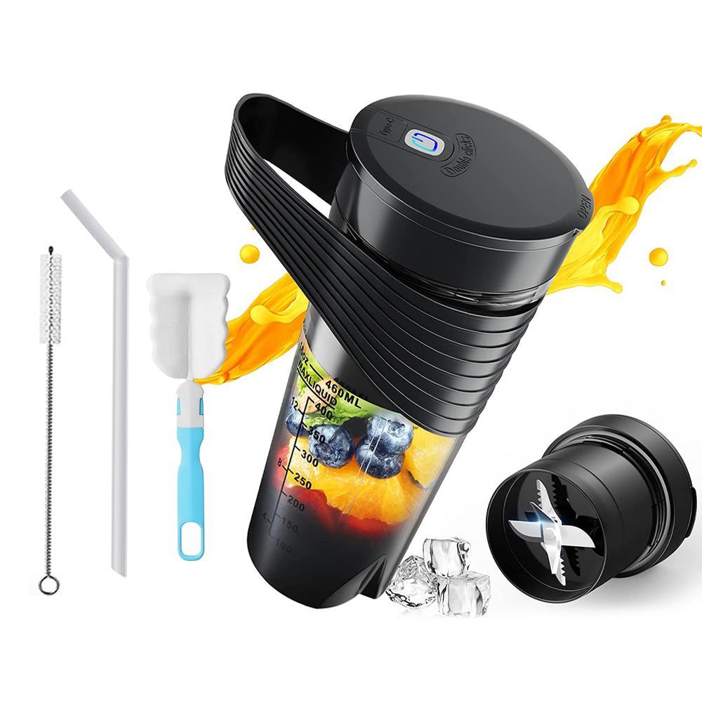 Portable Blender Bottle Electric 6 Blades Multifunction Juice Blender Fresh Juice Smoothie Blender Ice CrushCup Food Processor