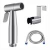 High Pressure Handheld Bidet Sprayer Set Stainless Steel Self Cleaning Women Washer Sprinklers Adjustable Easy To Install