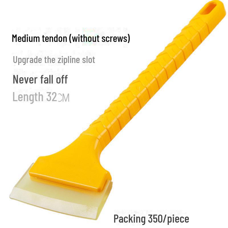 Schneeschaufel aus Edelstahl: Abtauen und Eis entfernen, Winter Auto Schneeschaufel, Multifunktion 2-in-1.