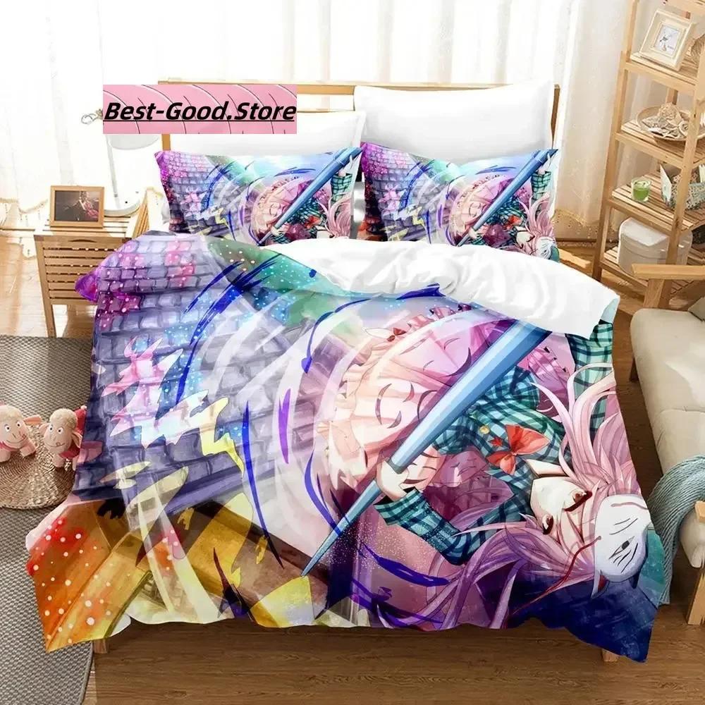 Touhou Project Bedding Set Single Twin Full Queen King Size Bed Set Aldult Kid Bedroom Duvetcover Sets 3D Print  Kawaii