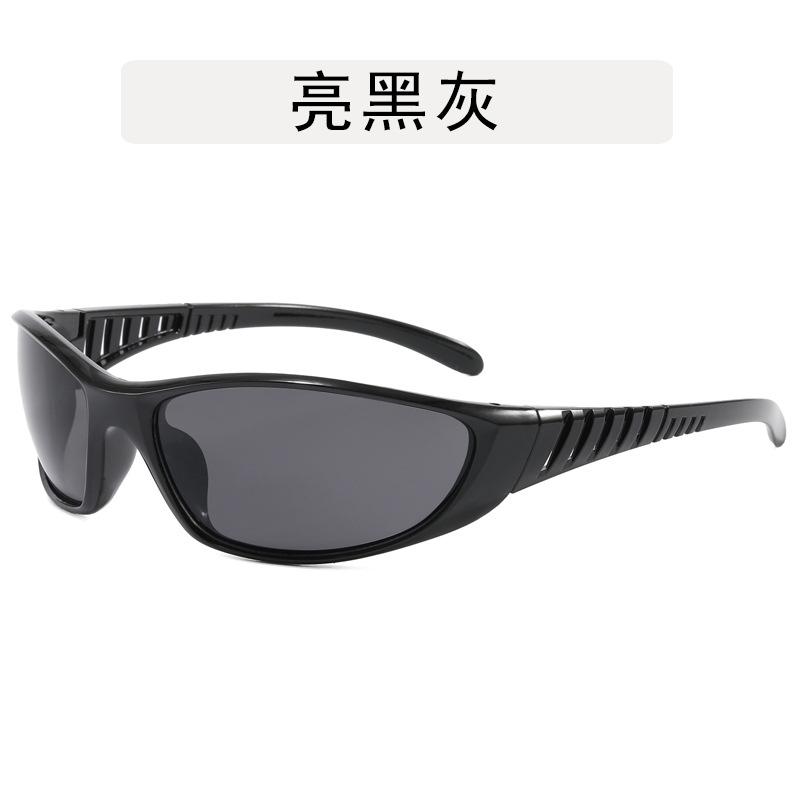 Punk Y2K Stilvolle Sonnenbrille Mann Outdoor Radfahren Bergsteigen Sonnenbrille Frau Zukunftssinn Blendschutz Weibliche Sonnenbrille