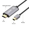 ONTEN 5130B 1,8 м Plug and Play 4K 60 Гц Кабель-адаптер Mini DP - HDMI для монитора, проектора